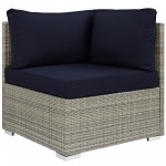 Repose 6 Piece Outdoor Patio Sunbrella® Sectional Set