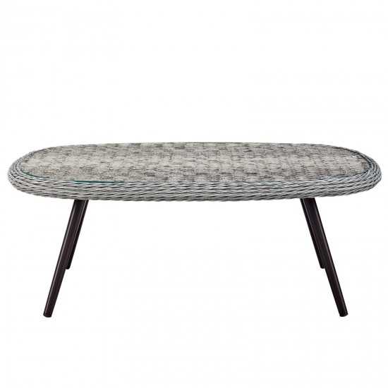 Endeavor Outdoor Patio Wicker Rattan Coffee Table