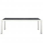 Stance 90.5" Outdoor Patio Aluminum Dining Table