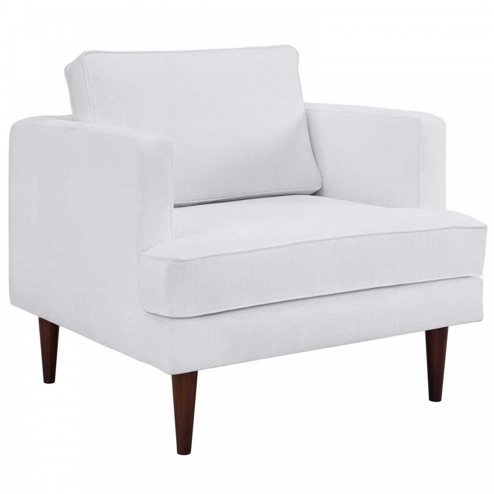 Agile Upholstered Fabric Armchair