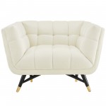 Adept Performance Velvet Armchair