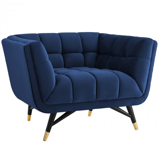 Adept Performance Velvet Armchair