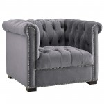 Heritage Performance Velvet Armchair