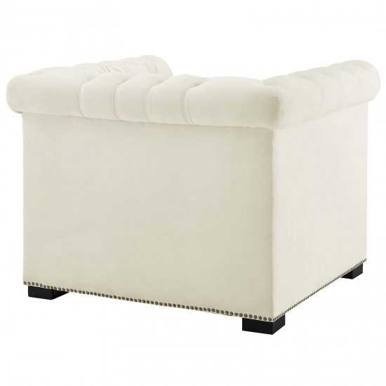 Heritage Performance Velvet Armchair