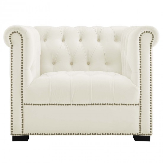 Heritage Performance Velvet Armchair