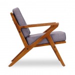 Martelle Chair in Grey and Amber