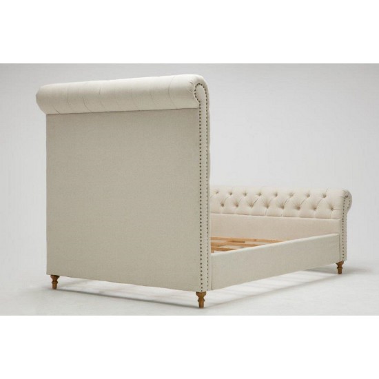 Empire Full-Size Bed in Cream