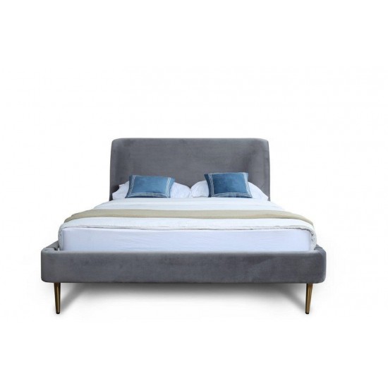 Heather Full-Size Bed in Grey