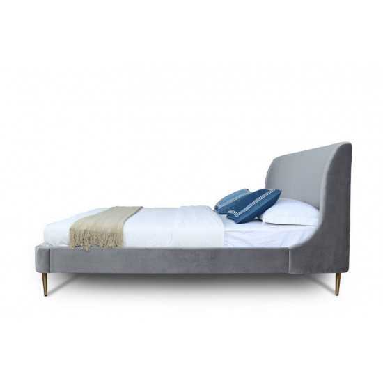 Heather Full-Size Bed in Grey