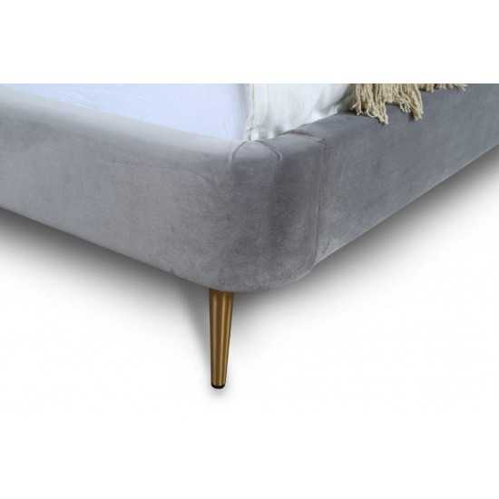 Heather Full-Size Bed in Grey