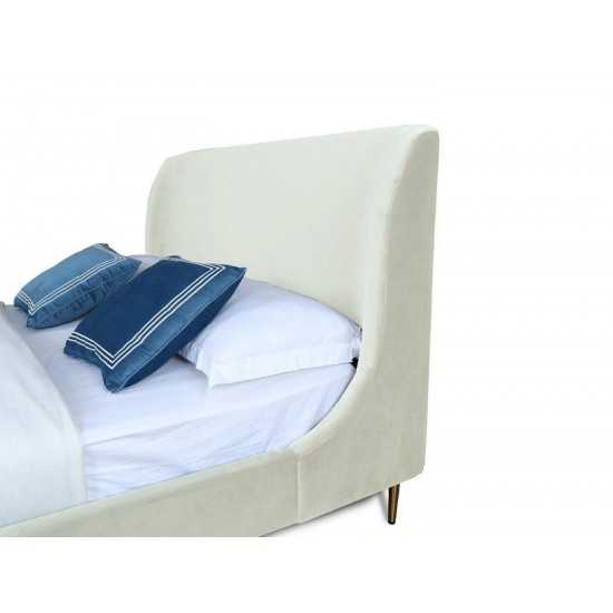 Heather Full-Size Bed in Cream