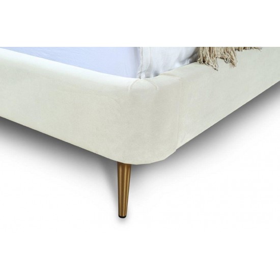 Heather Full-Size Bed in Cream