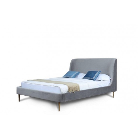 Heather Queen Bed in Grey