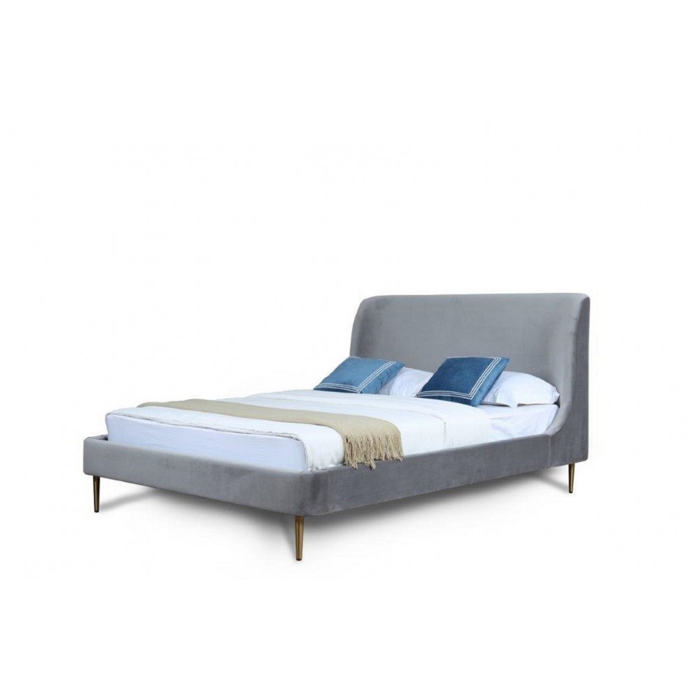 Heather Queen Bed in Grey