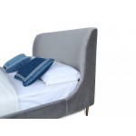 Heather Queen Bed in Grey