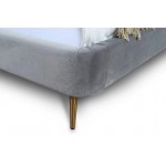 Heather Queen Bed in Grey