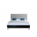 Schwamm Full-Size Bed in Light Grey