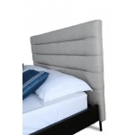 Schwamm Full-Size Bed in Light Grey