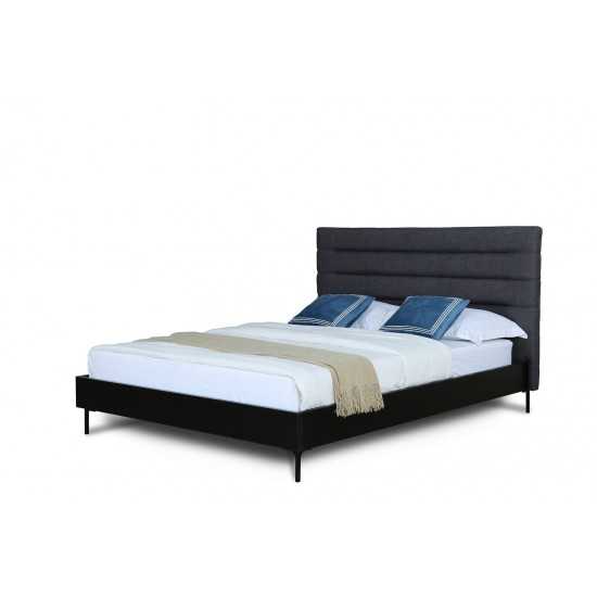 Schwamm Queen Bed in Grey