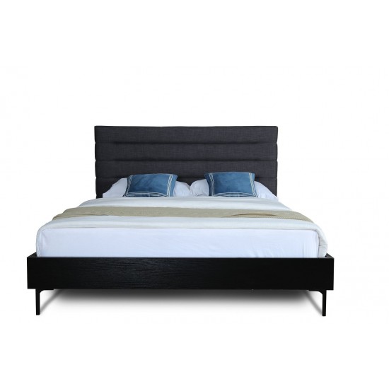 Schwamm Queen Bed in Grey
