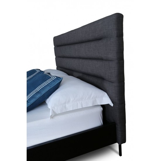 Schwamm Queen Bed in Grey