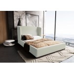 Lenyx Full-Size Bed in Cream