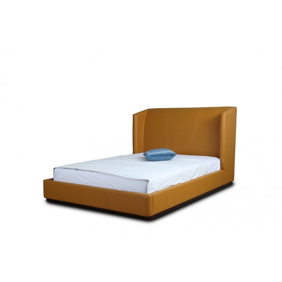 Lenyx Queen-Size Bed in Saddle
