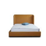 Lenyx Queen-Size Bed in Saddle