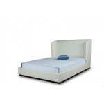 Lenyx Queen-Size Bed in Cream