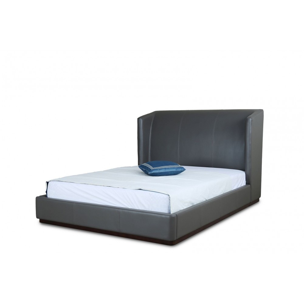 Lenyx Queen-Size Bed in Graphite