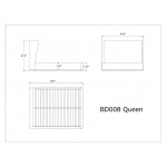 Lenyx Queen-Size Bed in Graphite