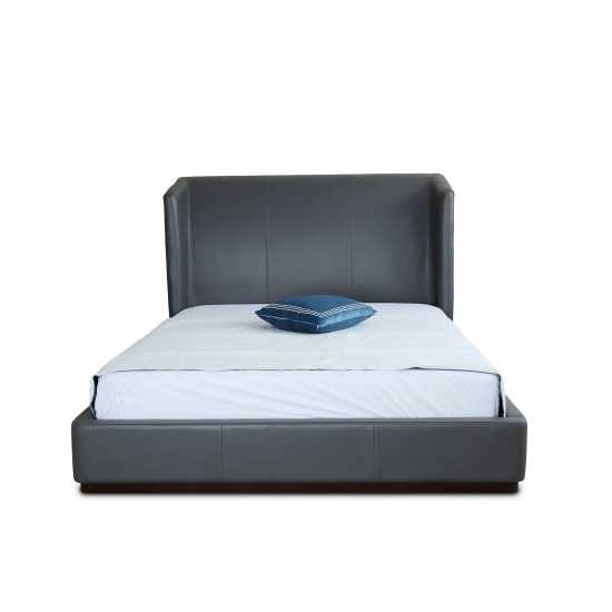 Lenyx Queen-Size Bed in Graphite