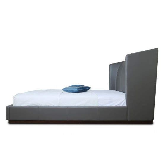 Lenyx Queen-Size Bed in Graphite