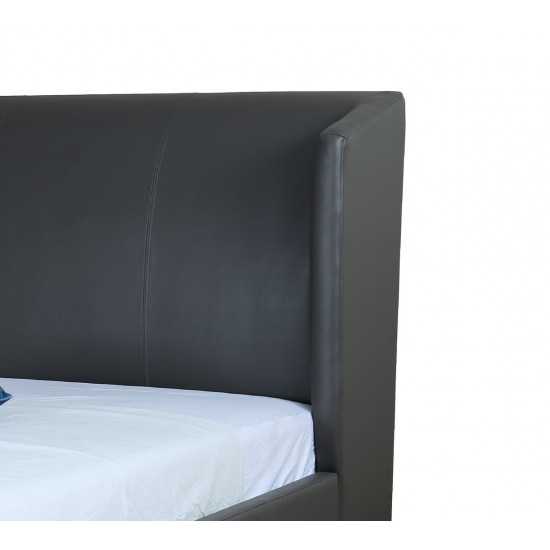 Lenyx Queen-Size Bed in Graphite