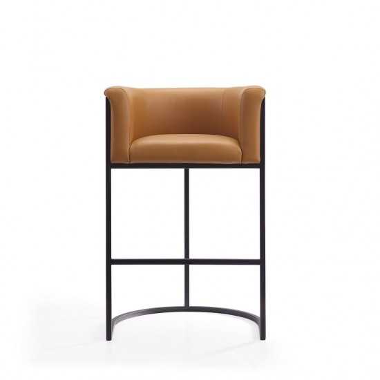 Cosmopolitan Barstool in Camel and Black