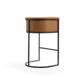 Cosmopolitan Barstool in Camel and Black