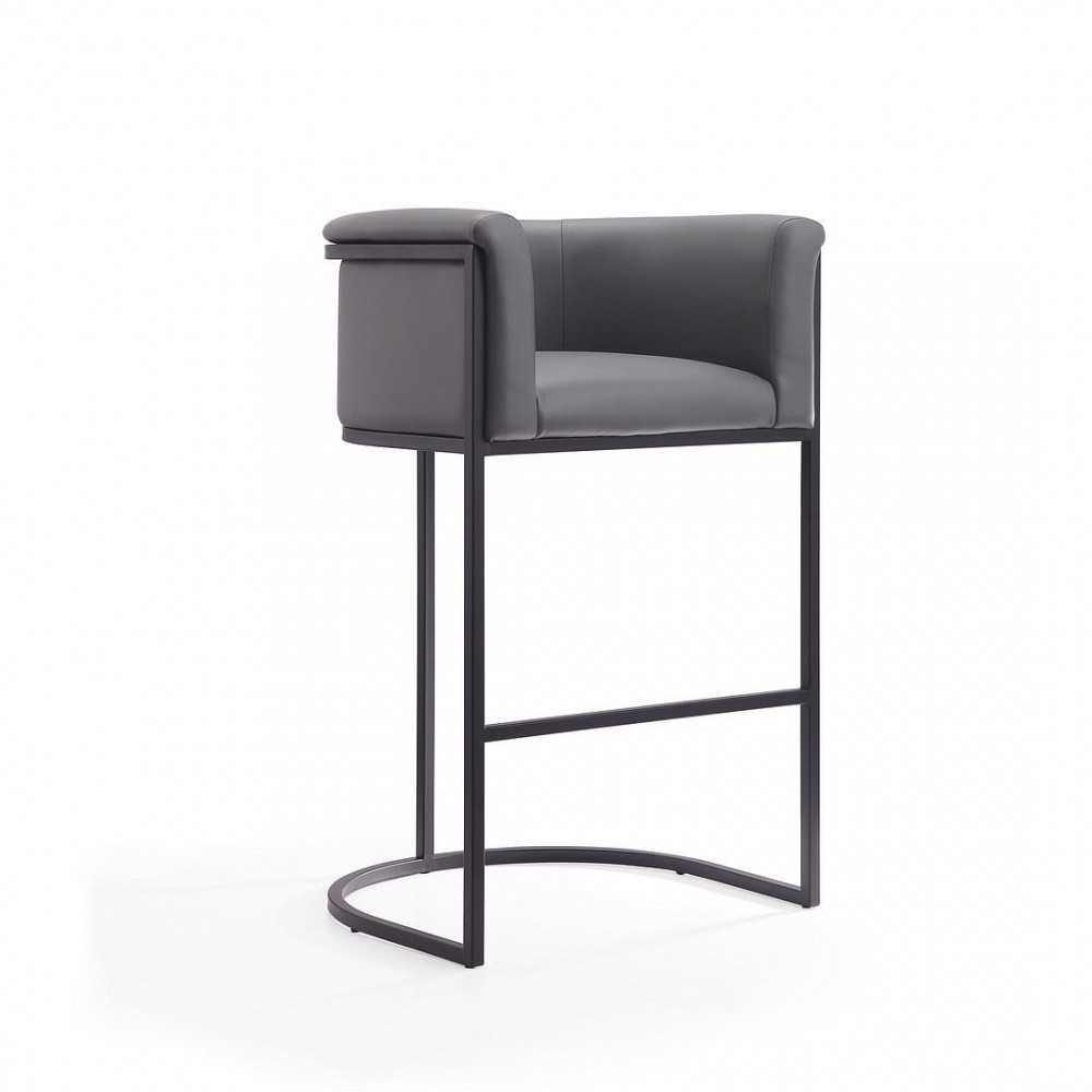 Cosmopolitan Barstool in Grey and Black Cosmopolitan Barstool in Grey and Black