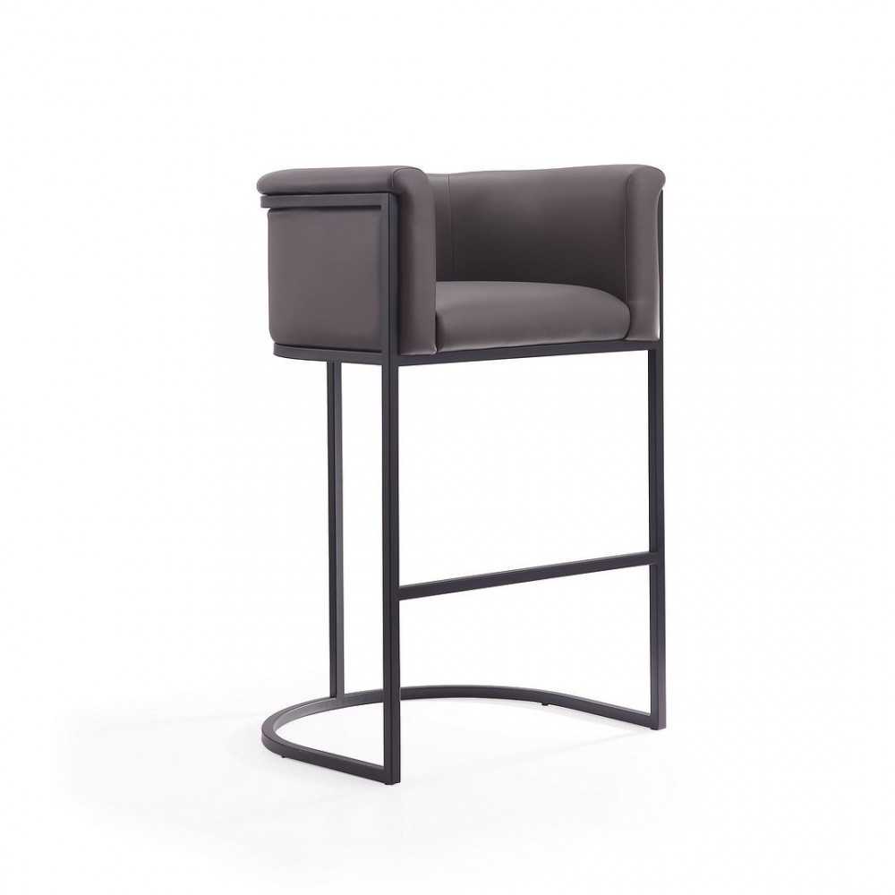 Cosmopolitan Barstool in Pebble and Black Cosmopolitan Barstool in Pebble and Black