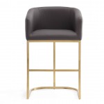 Louvre Barstool in Grey and Black