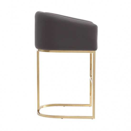 Louvre Barstool in Grey and Black