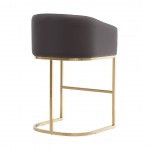 Louvre Barstool in Grey and Black