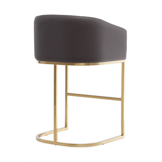 Louvre Barstool in Grey and Black