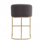 Louvre Barstool in Grey and Black