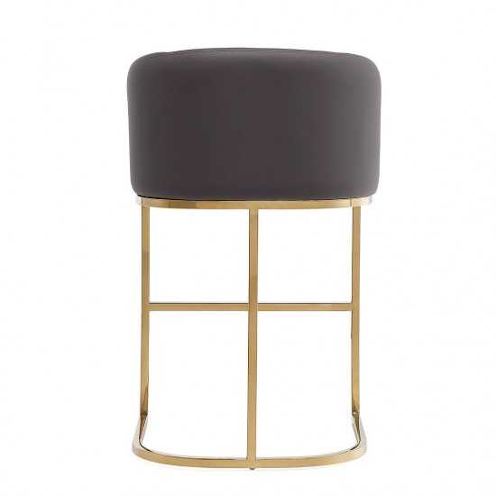 Louvre Barstool in Grey and Black