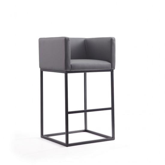 Embassy Barstool in Grey and Black