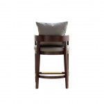 Ritz Counter Stool in Grey and Dark Walnut