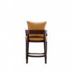Ritz Counter Stool in Camal and Dark Walnut