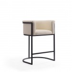 Cosmopolitan Counter Stool in Cream and Black