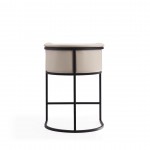 Cosmopolitan Counter Stool in Cream and Black