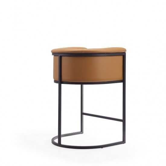 Cosmopolitan Counter Stool in Camel and Black